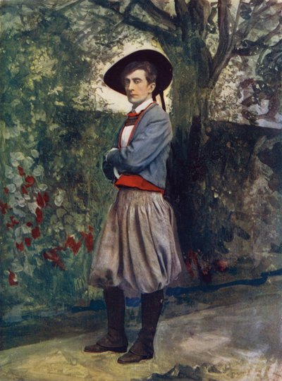 Mr Forbes Robertson in The Sacrament of Judas by English Photographer